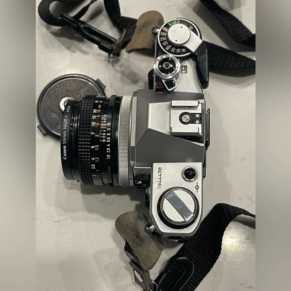 Canon AE-1 Program Black / Lens FD 50mm f/1.4 Excellent+5 SLR From Japan